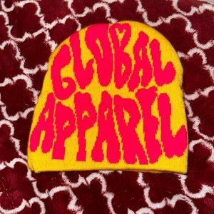 Yellow and Pink beanie 💕